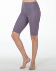 Mauve High Waist Short Leggings | Porterist