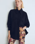 Black Midtown Oversize Shirt