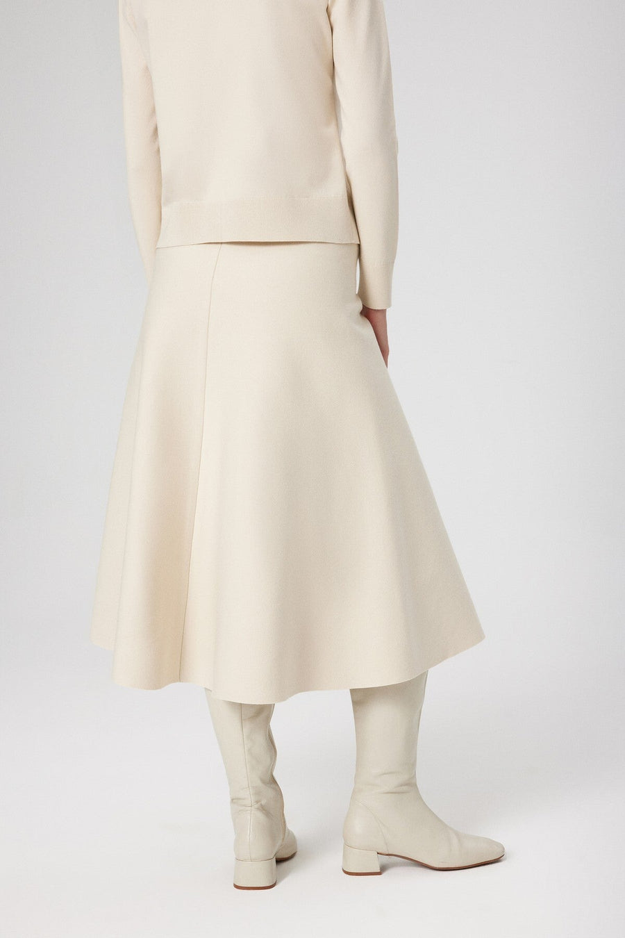 Mısırlı 1951 Beige Frilled Midi Skirt  - Porterist 7