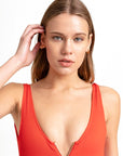 Myra Zipper One Piece Red 9  - Porterist 2