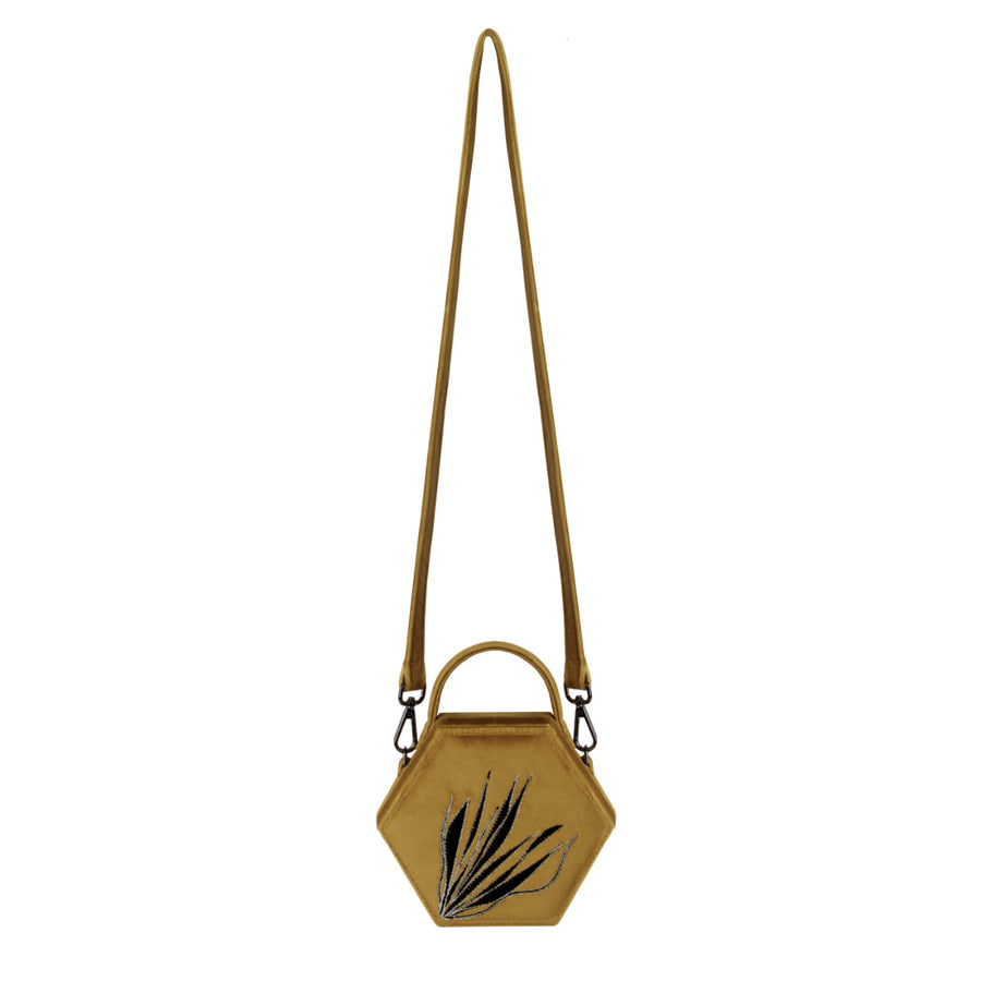 Mustard Micro Hexagon Bag | Porterist