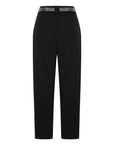 High Waist Pleated Black Pants