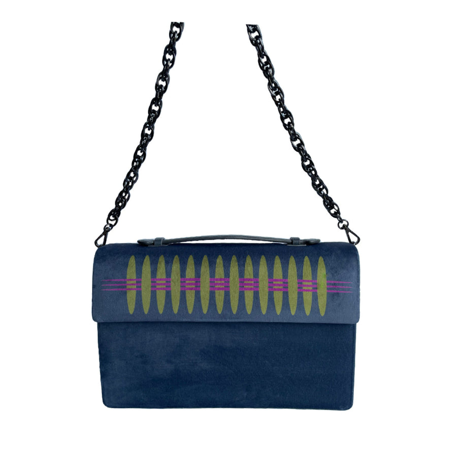 Navy Blue & Pistachio Green Niji Bag | Porterist