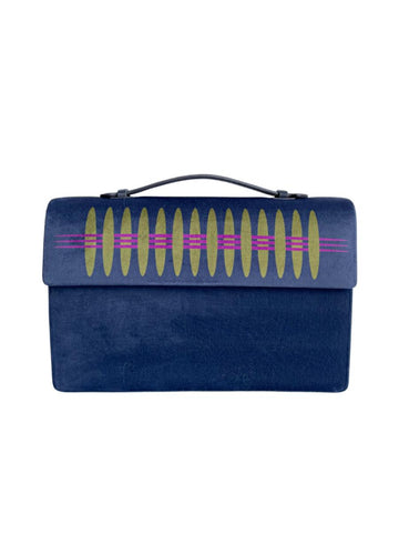 Navy Blue & Pistachio Green Niji Bag | Porterist