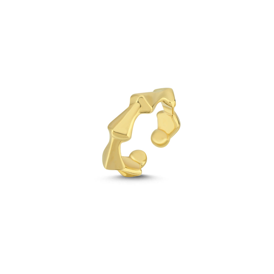 Nimble Gold Vermeil Ear & Lip Cuff   - Porterist 3