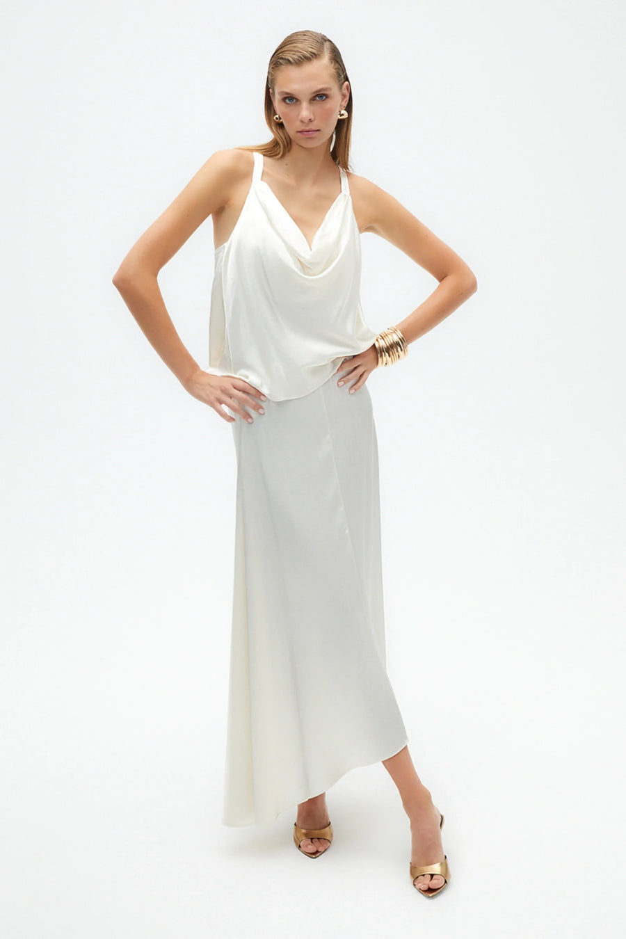 Asymmetrical Long Skirt - Porterist
