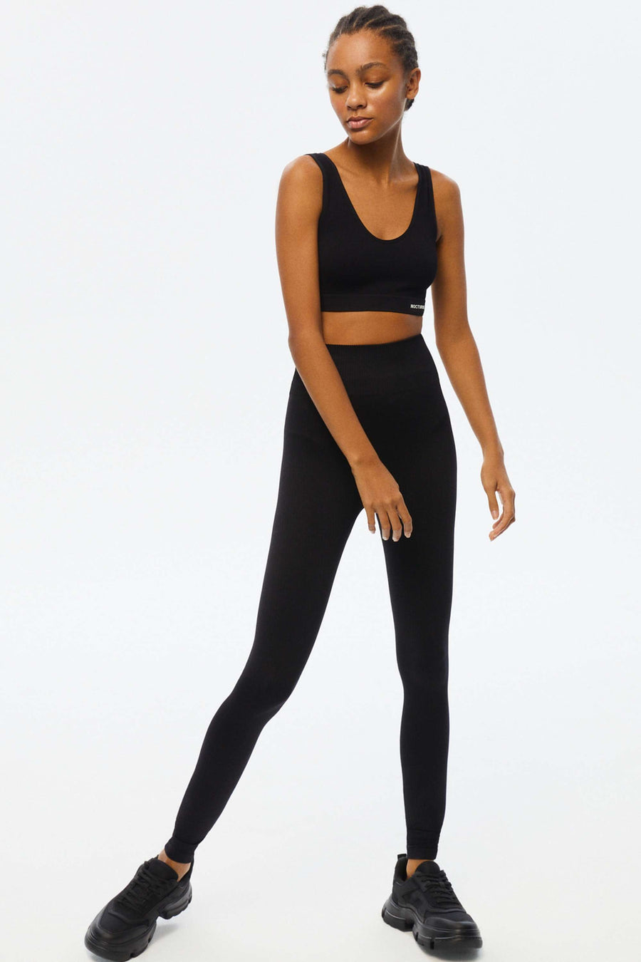 Ribbed High - waisted Leggings | Porterist