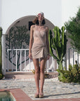 Nude z Detailed Dress | Porterist