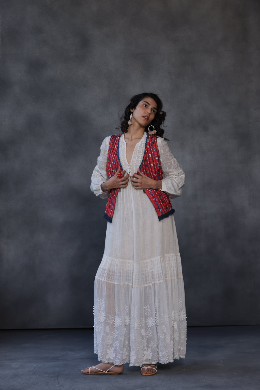 Zara Embroidered Vest