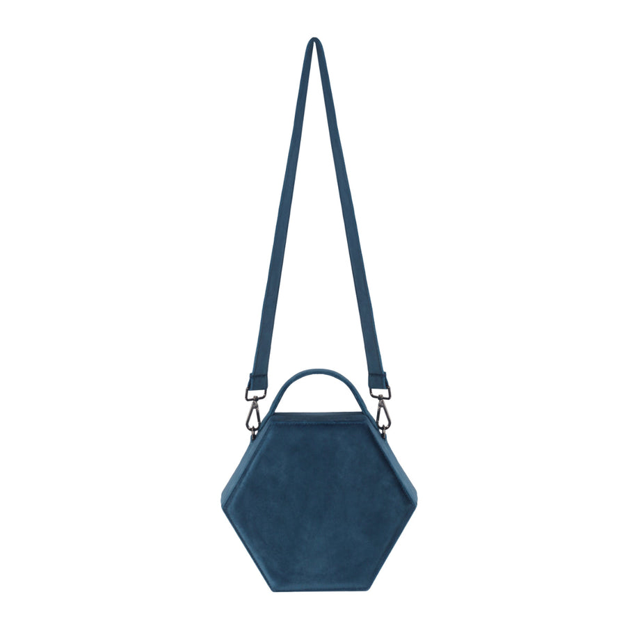 Petroleum Blue Hexagon Bag | Porterist