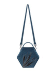 Petroleum Blue Hexagon Bag | Porterist