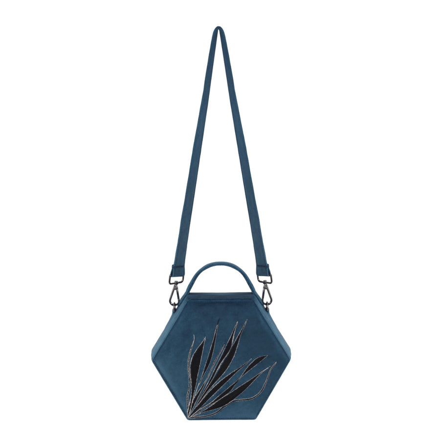 Petroleum Blue Hexagon Bag | Porterist