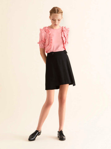 Pleated Skirt Black