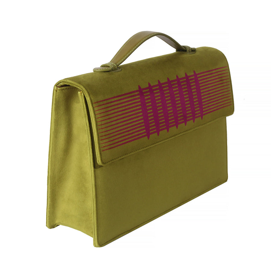 Pistachio Green & Fuchsia Niji Bag | Porterist