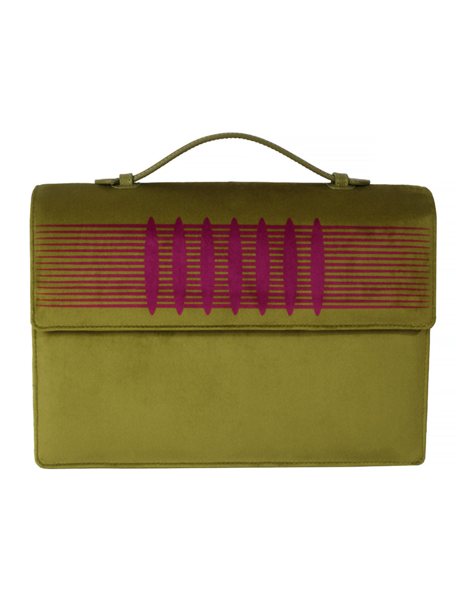 Pistachio Green & Fuchsia Niji Bag | Porterist