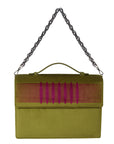 Pistachio Green & Fuchsia Niji Bag | Porterist