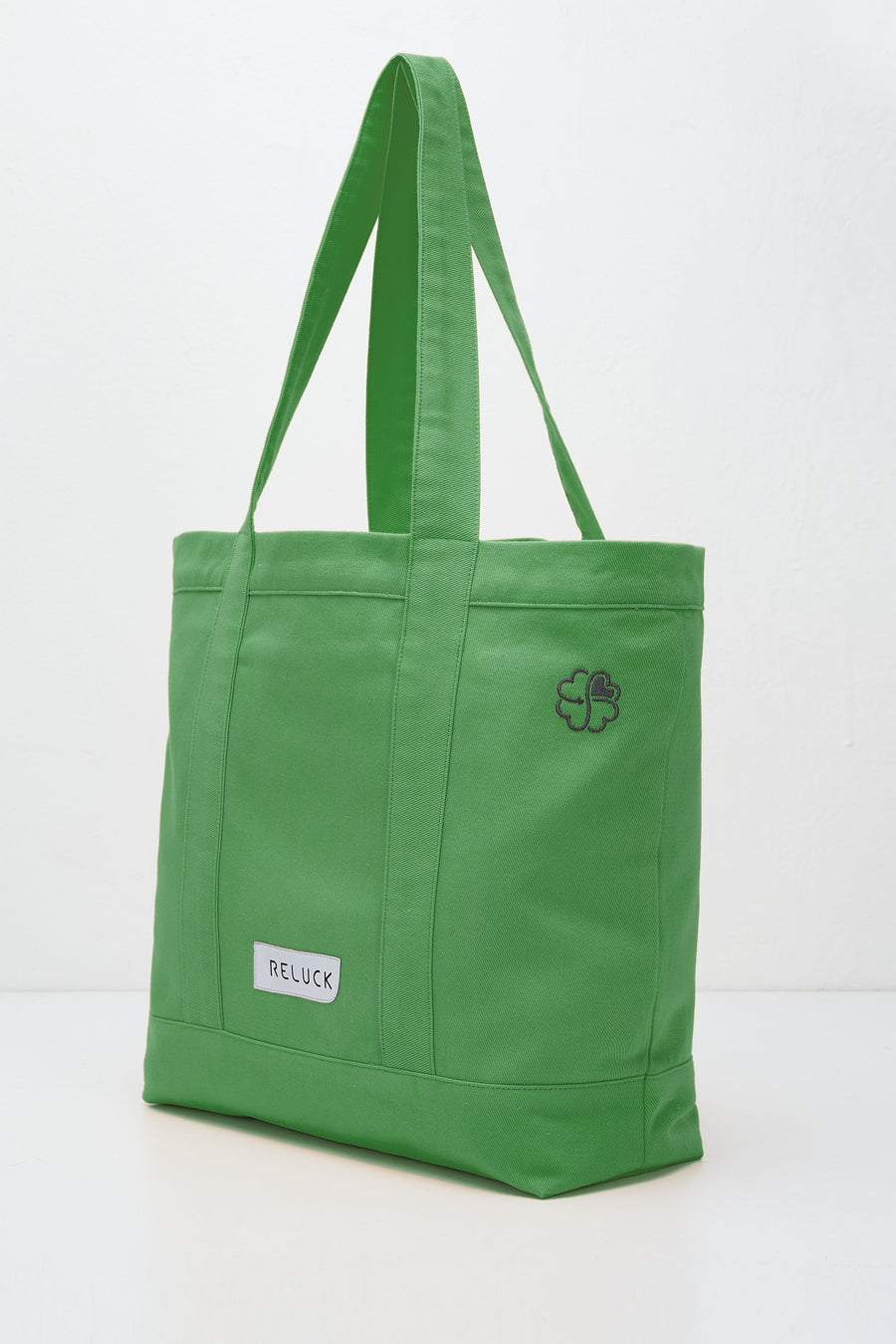 100% Recycled Big Tote Bag Green | Porterist