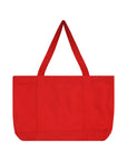 100% Recycled Big Tote Bag Red | Porterist