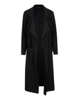 Belted Cardigan Jacket with PocketBlack  - Porterist 1