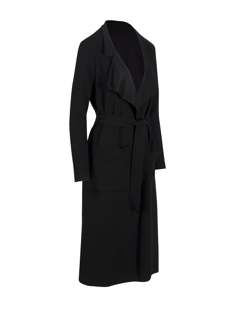 Belted Cardigan Jacket with PocketBlack  - Porterist 3