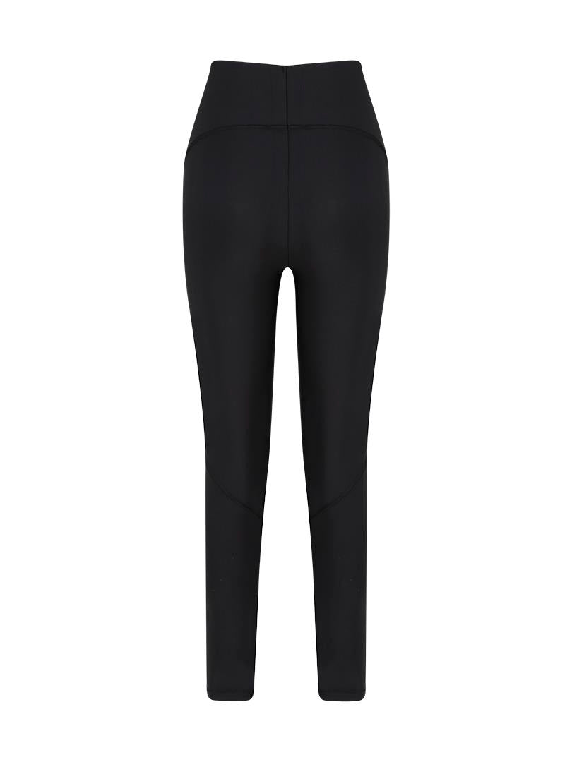 Stitched High Waist LeggingBlack  - Porterist 1