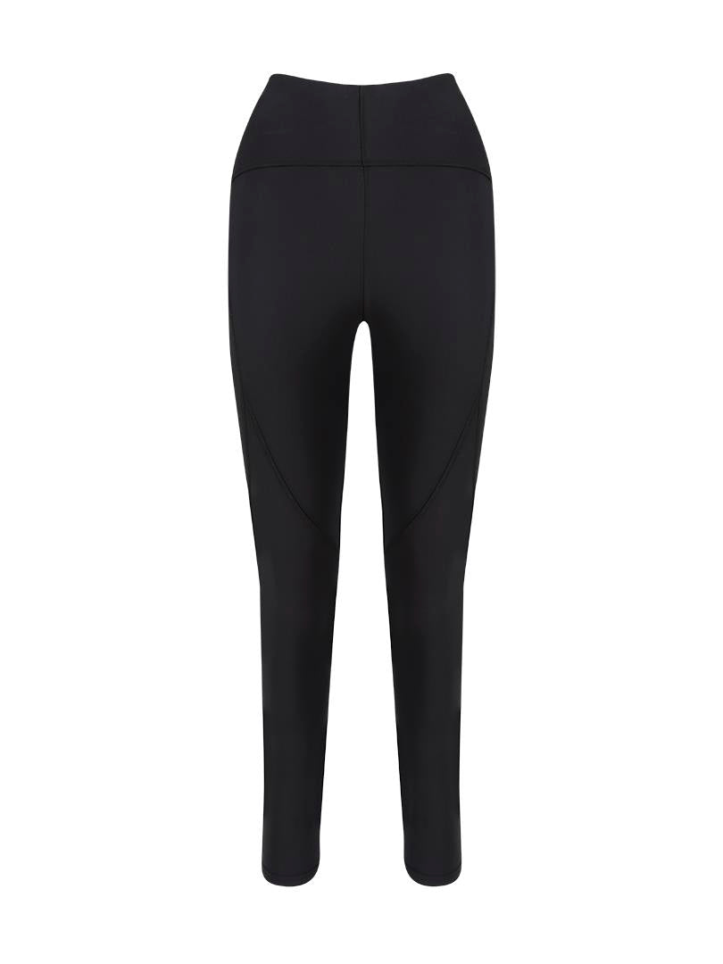 Stitched High Waist LeggingBlack  - Porterist 2