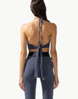 Strap Low Cut Bodysuit Anthracite  - Porterist 2