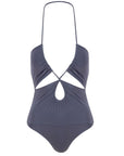 Strap Low Cut Bodysuit Anthracite  - Porterist 4