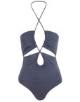 Strap Low Cut Bodysuit Anthracite  - Porterist 5