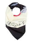 Single Pattern Scarf - Black