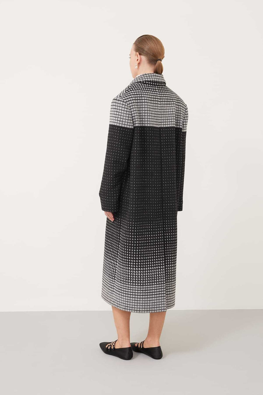 Buttoned Coat Black Smoked  - Porterist 2