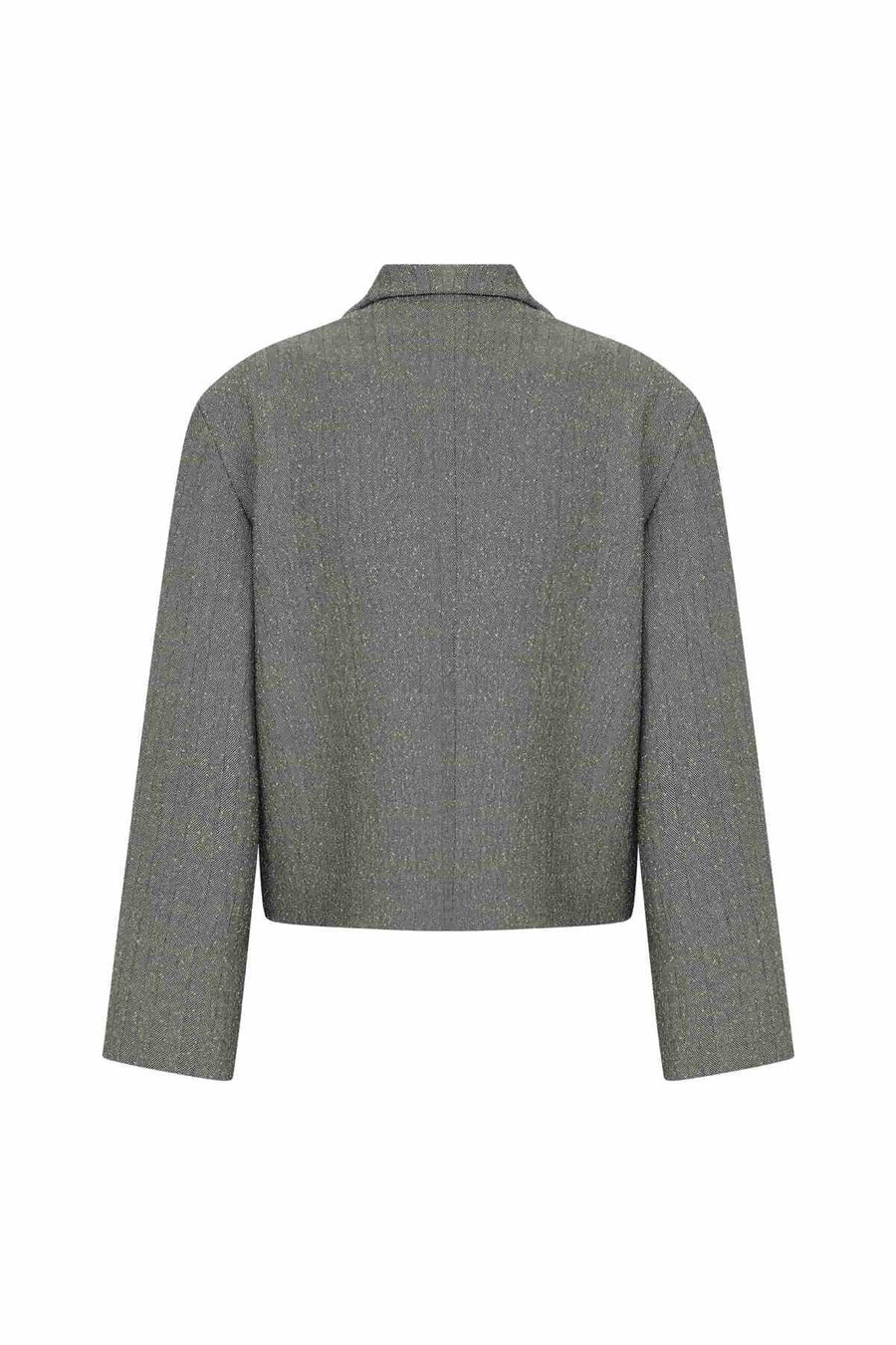 Double breasted Collar Patterned Women Jacket Standard Color  - Porterist 5