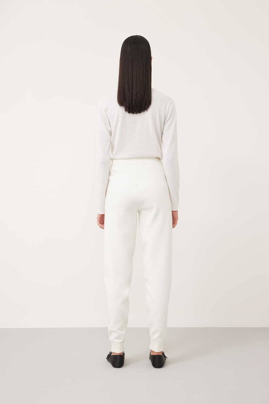 Jogger Tricot Pants Ecru  - Porterist 2