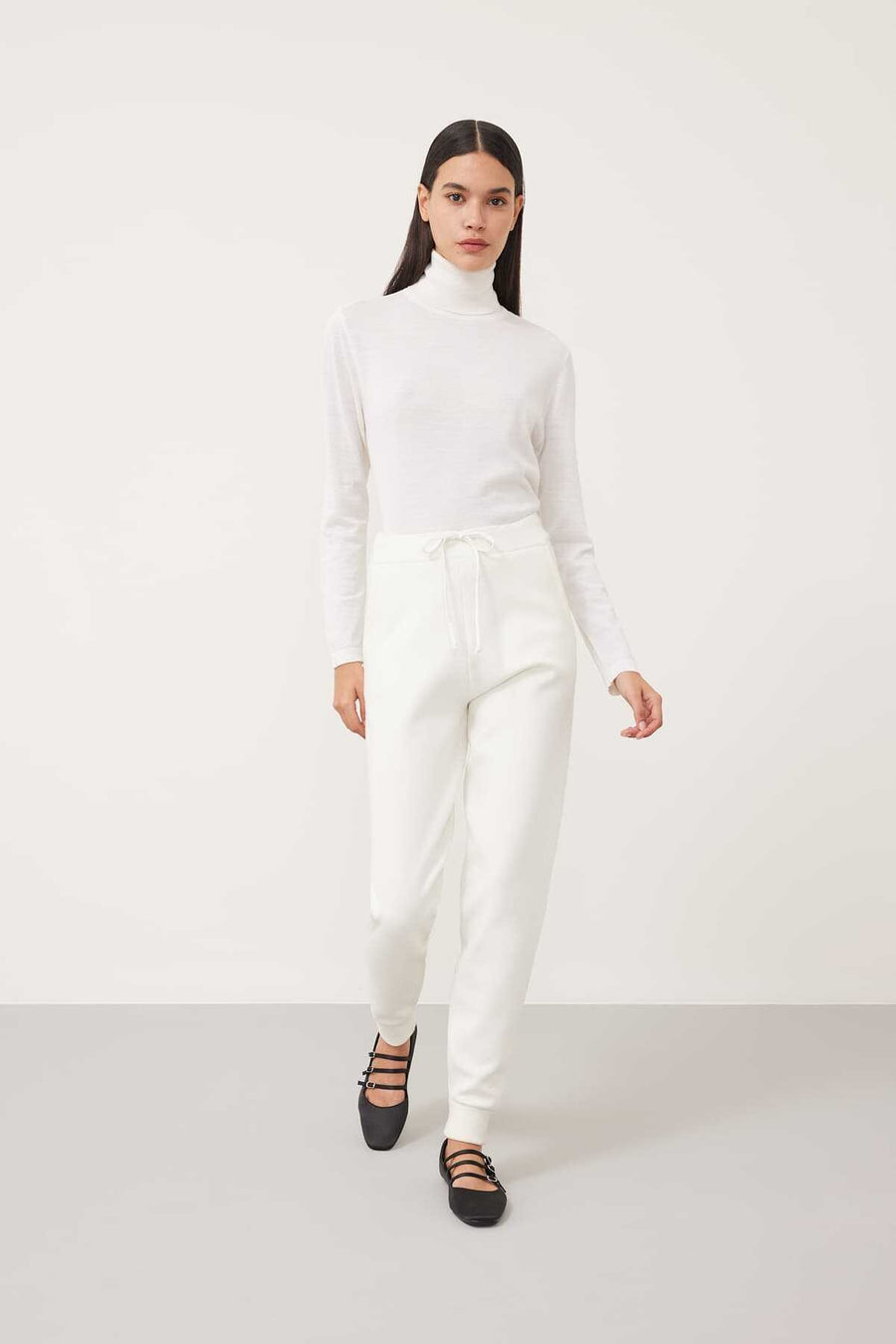 Jogger Tricot Pants Ecru  - Porterist 3
