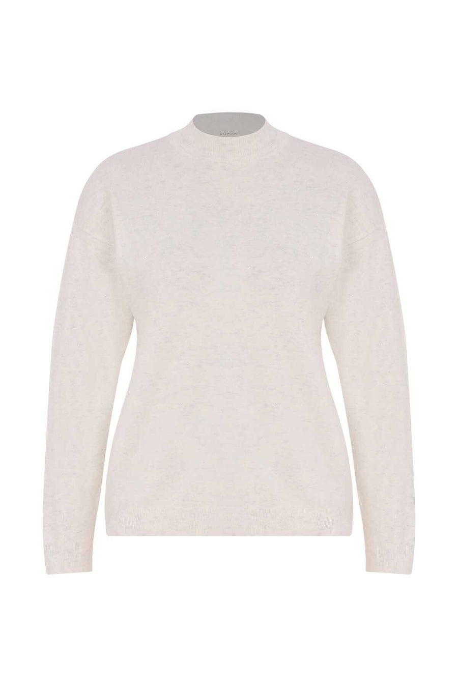Judge Collar Sweater Ecru  - Porterist 4
