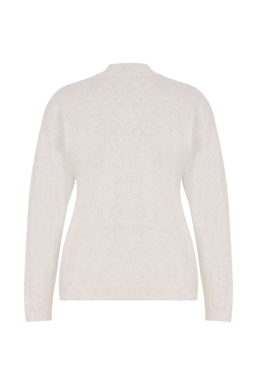 Judge Collar Sweater Ecru  - Porterist 5