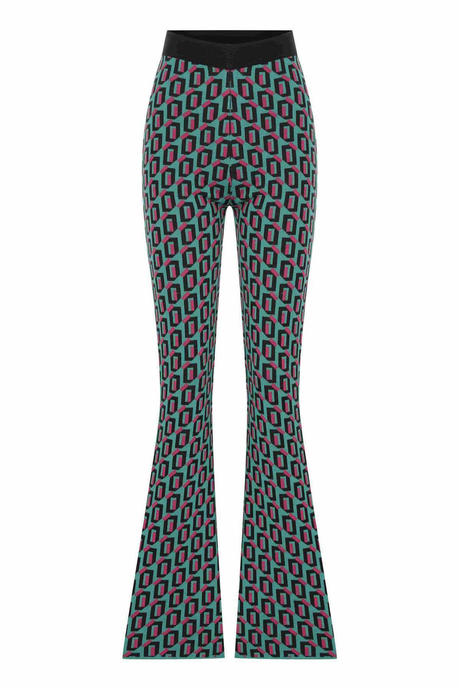Patterned Tricot Pants Standard Color  - Porterist 4