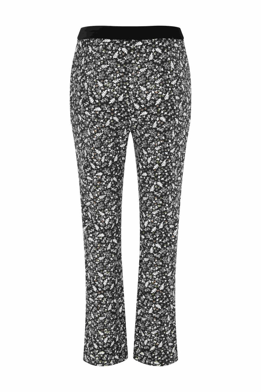 Short Leg Patterned Trousers Standard Color  - Porterist 5