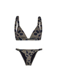 Ruched Bikini Top - Wild Paw | Porterist