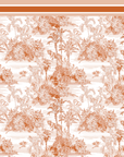 Toile De Jouy Orange Pareo