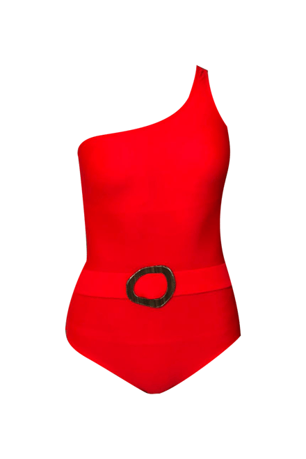 Red Belted Swimsuit Fınal Item - Porterist 1