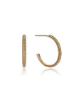 Semita Gold Plated Hoop Earrings | Porterist