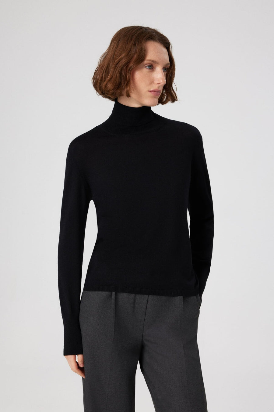 Mısırlı 1951 Black Turtleneck Long Sleeve Sweater  - Porterist 1