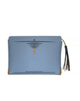 Sky Blue Mun Clutch - Small Size | Porterist