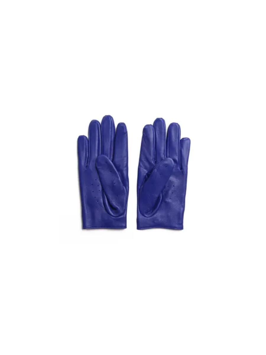 Altezzoso Voyage Leather Fashion orders Driving Gloves for Women Sax Blue / Fuchsia