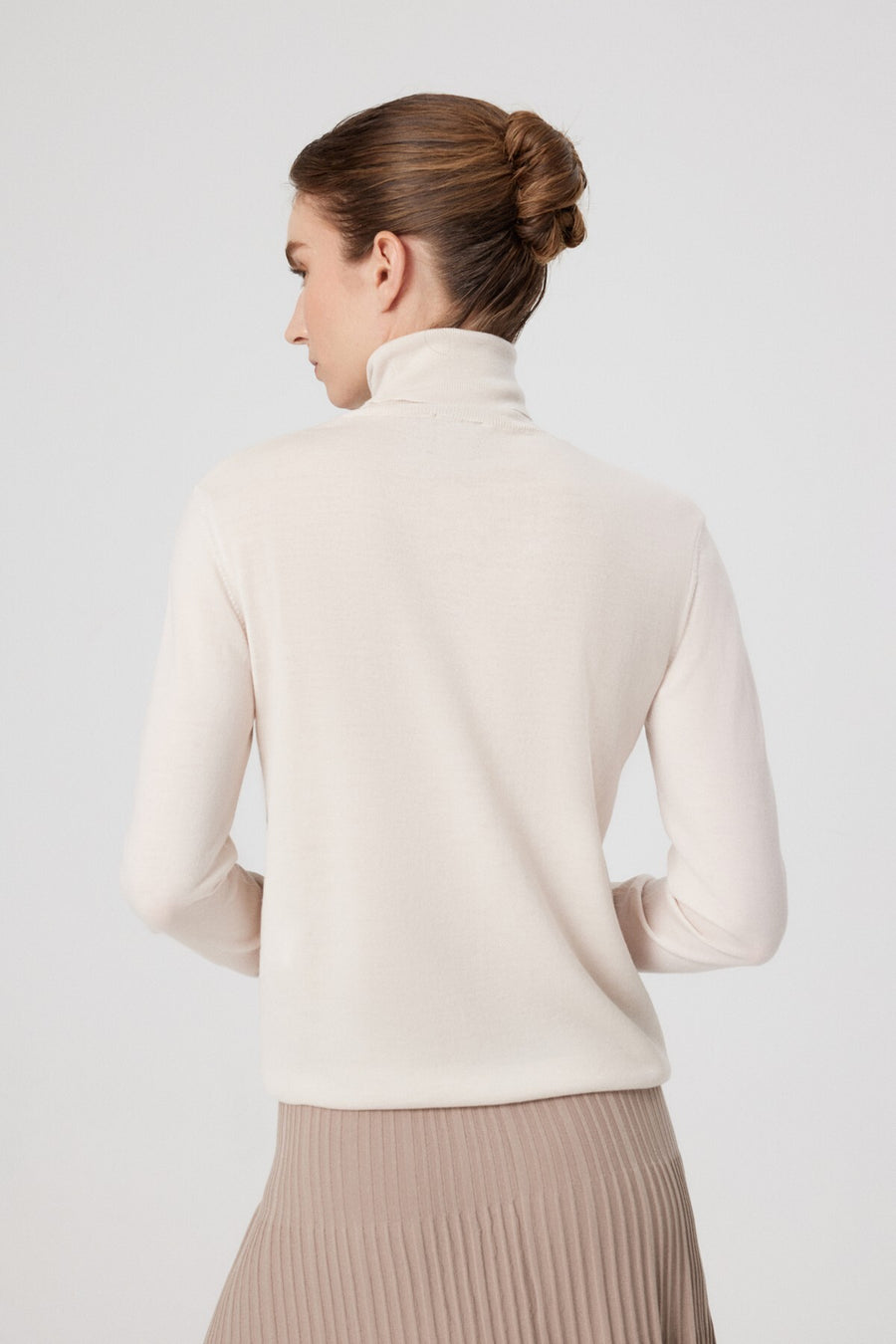 Mısırlı 1951 Stone Turtleneck Long Sleeve Sweater  - Porterist 4