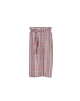 Tie On Waist Pants In Cherry Red | Porterist