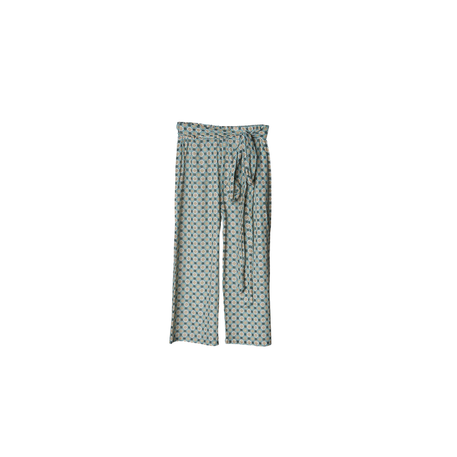 Tie On Waist Pants In Fern Green | Porterist
