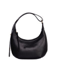 Tina Black Leather Hand & Shoulder Bag | Porterist