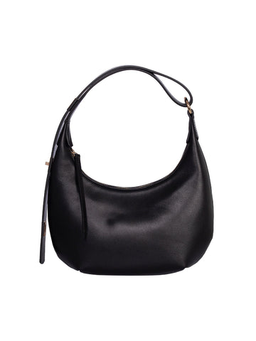 Tina Black Leather Hand & Shoulder Bag | Porterist